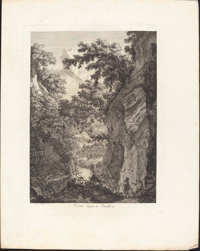 Ponte Lupo a Tivoli da Albert Christoph Dies