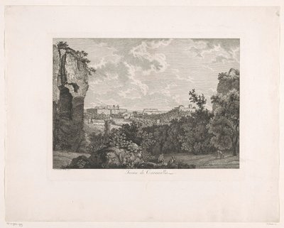 Terme di Caracalla da Albert Christoph Dies