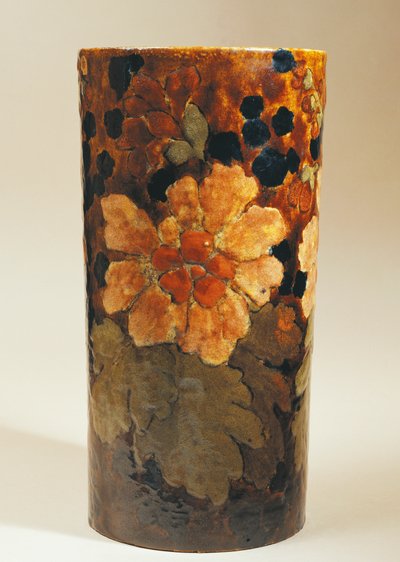 Vaso con decorazioni floreali, di Albert Dammouse da Albert Dammouse