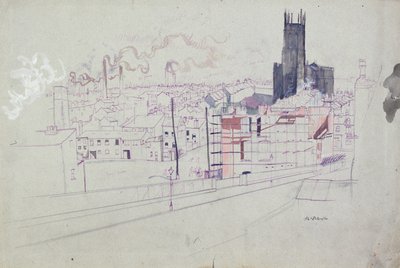 Città industriale (Leeds) da Albert Daniel Rutherston