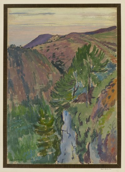 Paesaggio a Grasse da Albert Daniel Rutherston