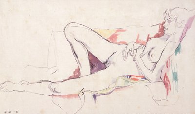 Nudo reclinato da Albert Daniel Rutherston
