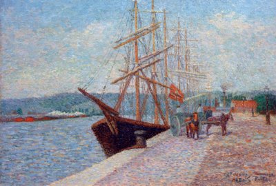 Quai de Lesseps - Rouen da Albert Dubois Pillet