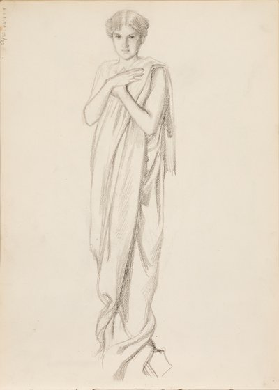 Aino Ackté come Alcestis, bozzetto da Albert Edelfelt