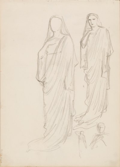 Aino Ackté come Alcestis, bozzetto da Albert Edelfelt