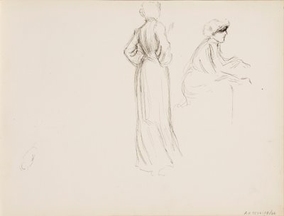 Bozze del personale da Albert Edelfelt