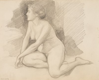 Sedersi nudi da Albert Edelfelt