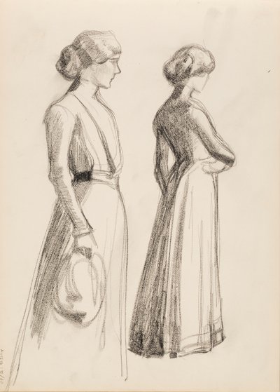 Due personaggi femminili da Albert Edelfelt