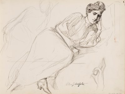 Donna che riposa da Albert Edelfelt