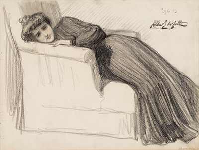 Donna che riposa da Albert Edelfelt
