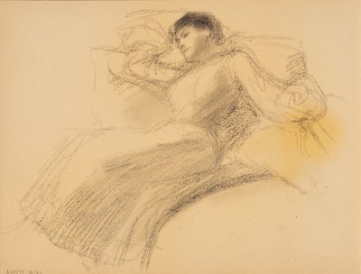 Donna che riposa da Albert Edelfelt