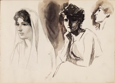 Figure femminili da Albert Edelfelt