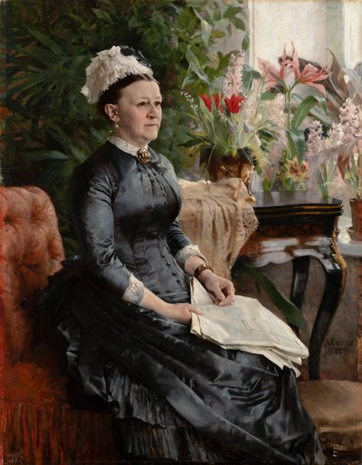 Ritratto della signora Anna Sinebrychoff da Albert Edelfelt
