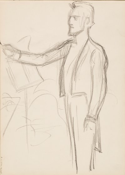 Robert Kajanus, schizzo per ritratto da Albert Edelfelt