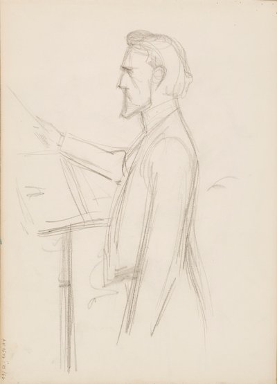 Robert Kajanus, schizzo per ritratto da Albert Edelfelt
