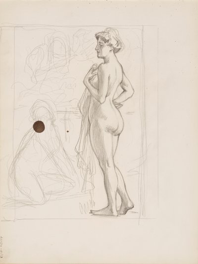 In piedi e seduti, nudi da Albert Edelfelt