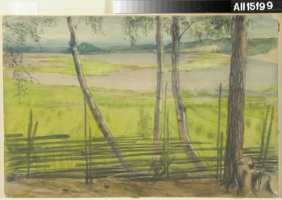 Paesaggio estivo da Albert Edelfelt
