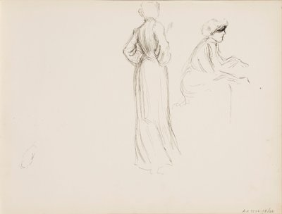 Bozze del personale da Albert Edelfelt