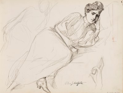 Donna che riposa da Albert Edelfelt