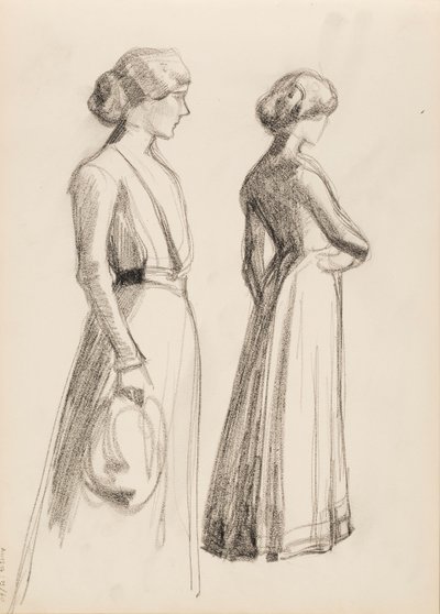 Due personaggi femminili da Albert Edelfelt