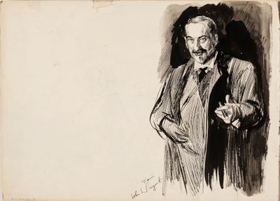 Asher Wertheimer dopo John S. Sargent da Albert Edelfelt