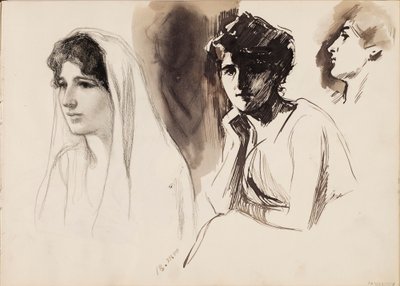 Figure femminili da Albert Edelfelt