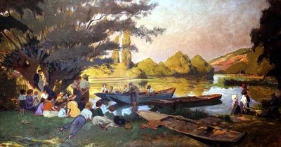 Scena di picnic da Albert Edouard Puyplat