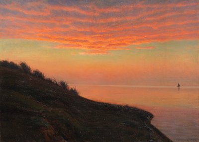 Atmosfera Serale sulla Costa Danese da Albert Edvard Wang