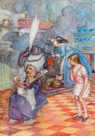 Illustrazione per Alice nel Paese delle Meraviglie da Albert Edward Jackson