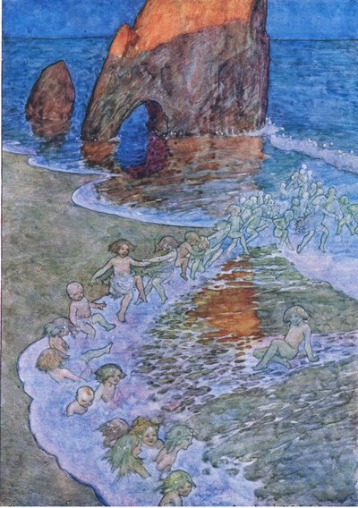 Lo misero in mezzo e ballarono intorno a lui, da The Water Babies da Albert Edward Jackson