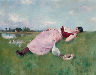 La ragazza delle oche da Albert Emile Artigue
