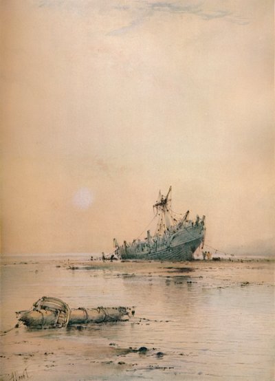 Bassa marea a Leigh, c1899 da Albert Ernest Markes