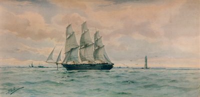 Marina, c. 1895 da Albert Ernest Markes