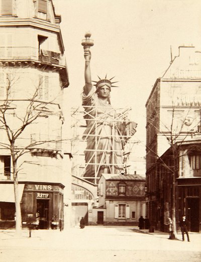 Assemblaggio della Statua della Libertà, Parigi da Albert Fernique