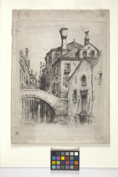 Rio della Senza, Venezia da Albert Fitch Bellows