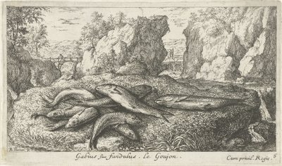 Ghiozzi su una riva del fiume da Albert Flamen