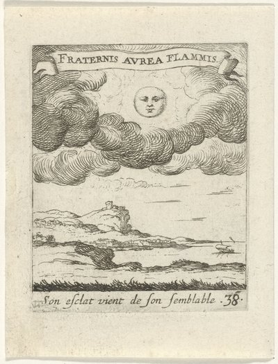 Paesaggio con luna (serie) da Albert Flamen