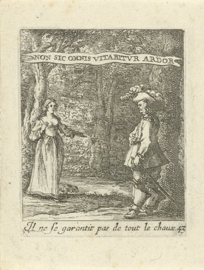 Uomo e donna nel bosco (Emblemi d