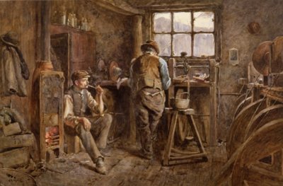 Un laboratorio di jet, Whitby da Albert George Stevens