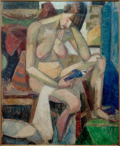 Nudo seduto da Albert Gleizes