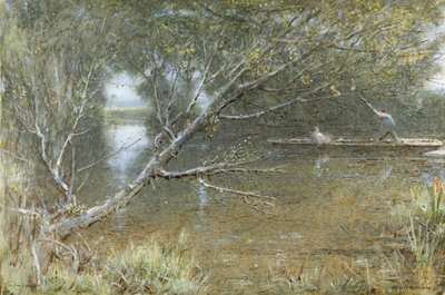 Un canale del Tamigi da Albert Goodwin