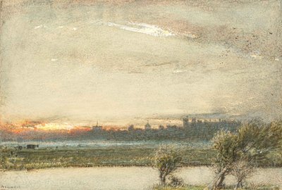 Castello di Arundel, Sussex da Albert Goodwin