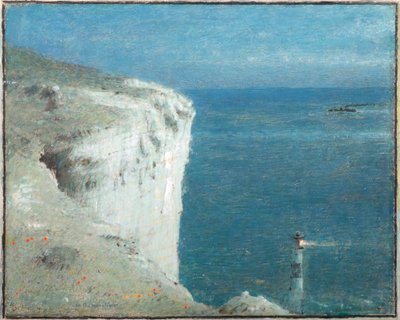 Beachy Head al chiaro di luna da Albert Goodwin
