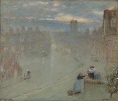 Bewdley sul Severn da Albert Goodwin