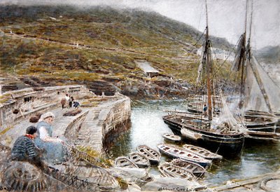 Boscastle da Albert Goodwin