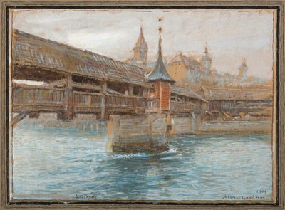 Ponte della Danza della Morte, Lucerna da Albert Goodwin