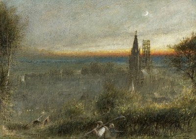 Caudebec, Normandia da Albert Goodwin