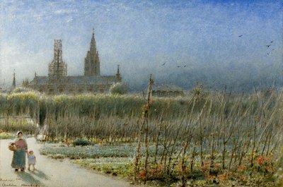Fagioli francesi da Caudebec, Normandia da Albert Goodwin