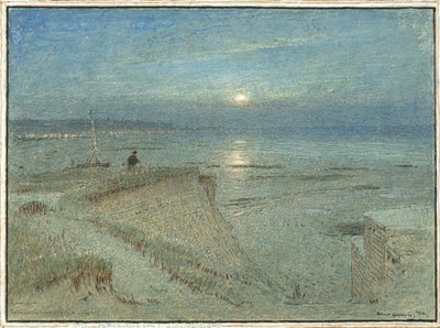 Galley Hill, La Costa Scomparsa, Bexhill da Albert Goodwin