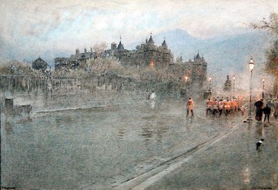 Holyrood, Edimburgo da Albert Goodwin